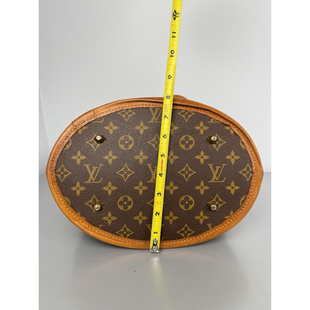 Vintage Louis Vuitton Monogram Bucket GM Handbag The French Company Made In USA - Picture 12 of 13